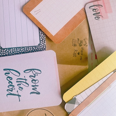 Writing Set, Stationery Set, Rustic Writing Set, Stationary Set, Kraft ...