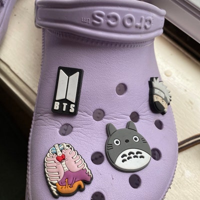 BLACK AND WHITE Croc Compatible Clog Charms, Charms for Your Crocs