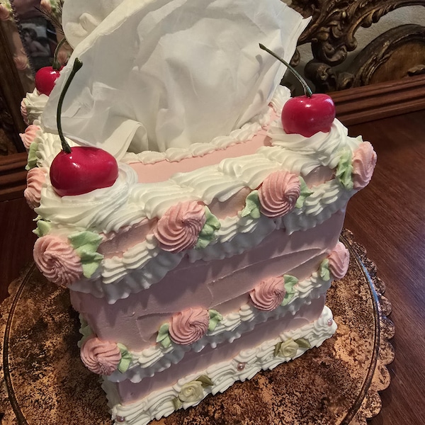 Customizable DIY Fake Cake Box Decorating Kit - Etsy