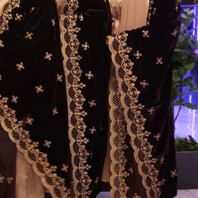 bridal velvet shawl wedding