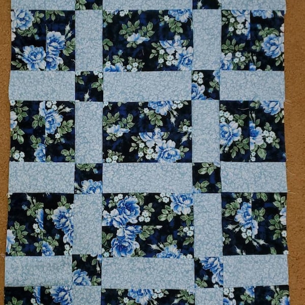 Sidewalks and Squares Quilted Table Runner - Tulip Square Pattern #552 ...