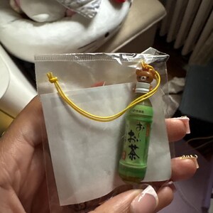 Rilakkuma Japanese Green Tea Bottle Charm Strap - Etsy