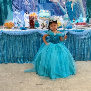 Vestido de Elsa para niñas disfraz de cumpleaños de Elsa - Etsy España Vestido de Elsa para niñas disfraz de cumpleaños de Elsa - Etsy España
