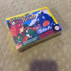 スーパーマリオワールド2 ヨッシーアイランド SNES ボックスマニュアル