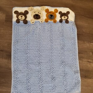 sleep tight teddy bear blanket
