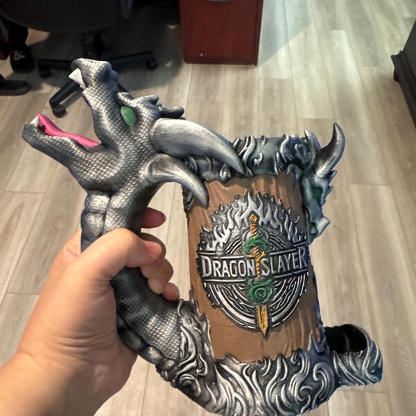 Bearded Dragon 3d Printed Fidget Desk Toy Statue Tank Topper Figure ...