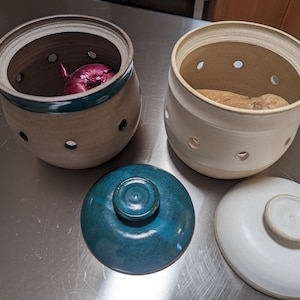 Recipiente De Almacenamiento De Ajo De Cerámica, Recipiente | Meses Sin