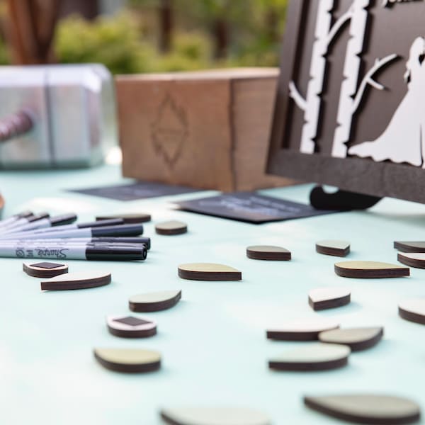 3D Wooden Seating Chart Wedding Seating Chart for Guest Wedding Table