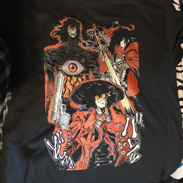 Camiseta Camisa Hellsing Alucard Vampiro Anime Série 2