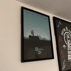 Breaking Bad poster | CUSTOMISABLE Cooking at sunset Minimalist TV show wall art print
