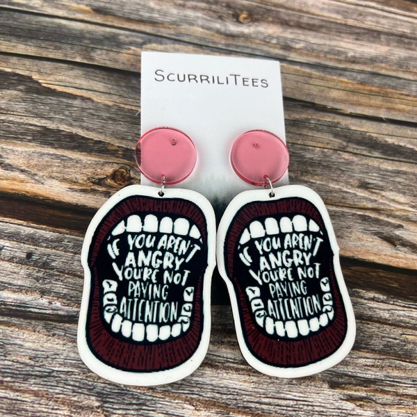 If You Aren't Angry Pay Attention / SVG / PNG / Digital File / Feminist ...