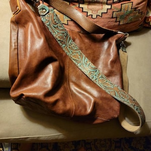 Ready to Ship Distressed Embossed Leather Western CROSS BODY - Etsy