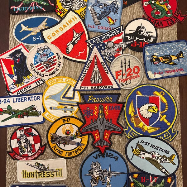 USAF Air Force Figher Squadron Patch - Etsy