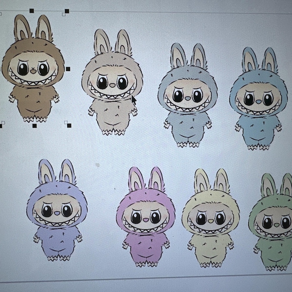 Pack of 39 Labubu Have a Seat PNG SVG, Labubu Bundle PNG, Labubu Svg ...