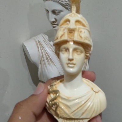Veronese Design Statue 'Pythia, Das Orakel Von Delphi' - 25,4 Cm, Bronziert, Aus Harz