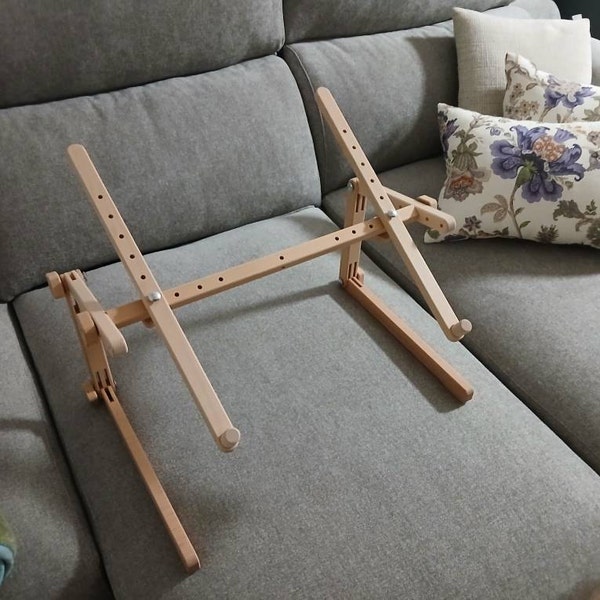 Luca-S Santa's Express Cross Stitch Kit - Counted Cross Stitch For Adults 12x16 Inch