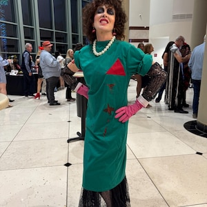 frank n furter green dress Rocky Horror Picture Show Frank N Furter (£50.00 HIRE ONLY) – Mad World  Fancy Dress main image 1