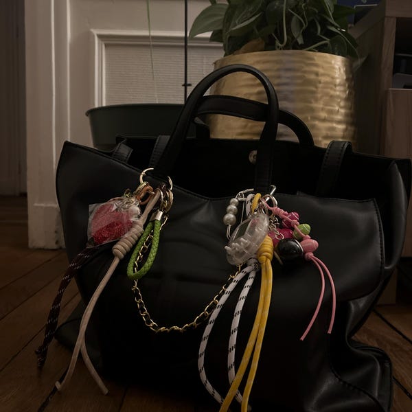 Keychain Y2k Rope Y2k Rope Bag Charms: Stylish Keychain Accessories - Etsy