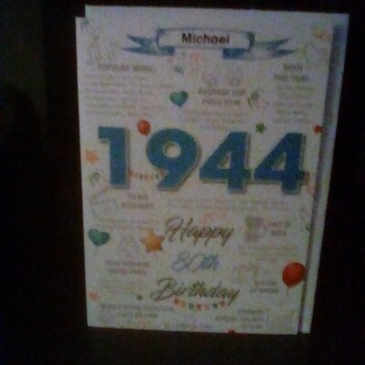 Son 40th Birthday Card Traditional