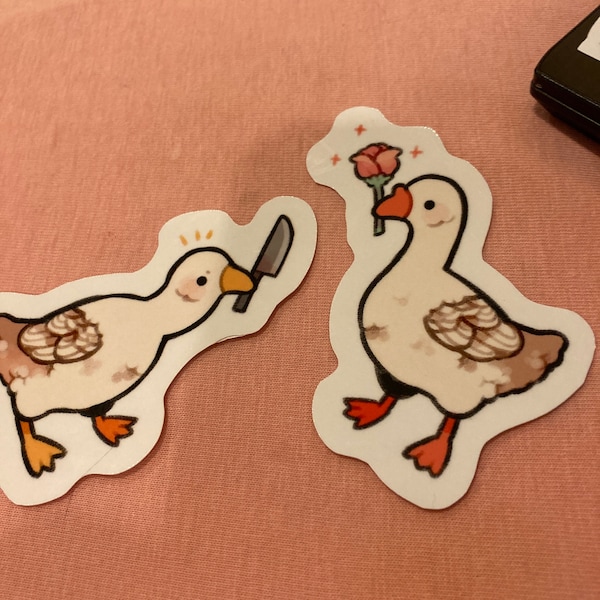 Choose Your Goose Stickers / Cute Animal Stickers / Laptop Stickers ...