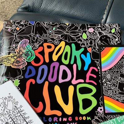 SPOOKY COLORING BOOK by Spooky Doodle Club Fun Halloween Activity