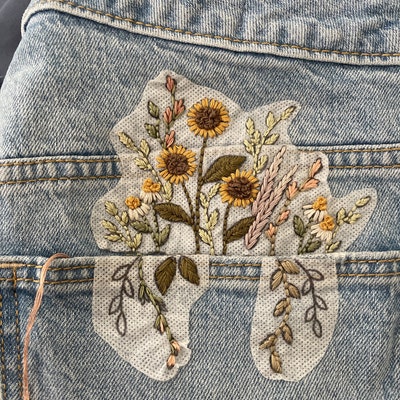 A Pocket Full of Posies Embroidery PDF & Pattern - Etsy