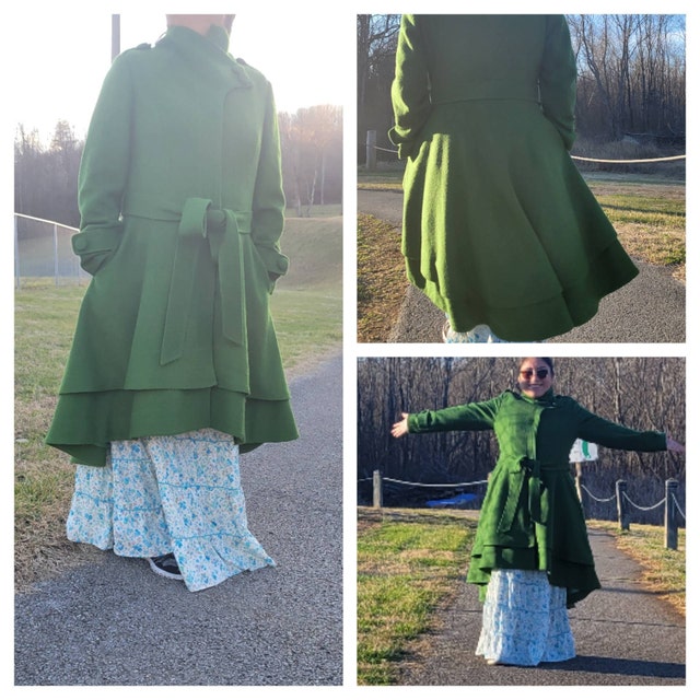 ☆GREENBUTTER☆ [HANDMADE] [HANDMADE] BELTED SLIT WOOL COAT Designer fashion, Seoul-fully created | W Concept