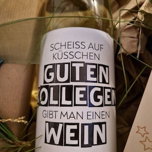 Oben fit unten dicht Weinetikett Weinlabel Geburtstagsgeschenk persona