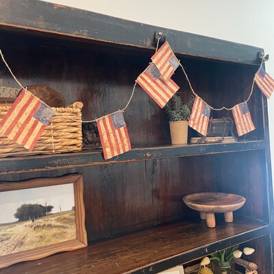 United States Flag Bunting, American Flag Banner - Etsy