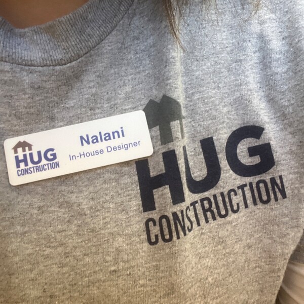 Custom engraved name tags personalized engraved employee office name