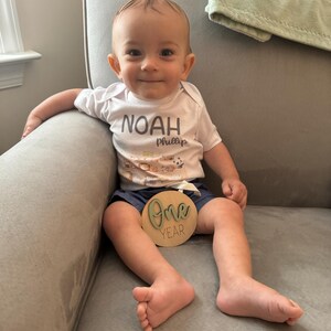 Noah's Ark Baby Bodysuit, Noah's Ark Bodysuit, Baby Shower Gift