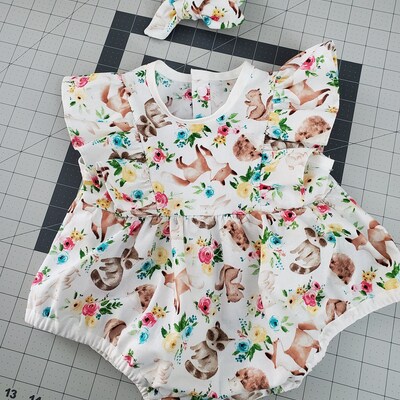 NB-24M PDF Very Simple Sewing Pattern for Romper Baby Girl - Etsy