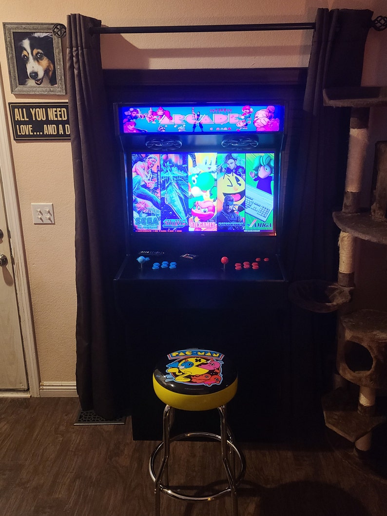 Arcade setup shared by Charles Katz