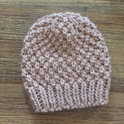 Instant Download Knitting Pattern Textured Beanie Knitting - Etsy
