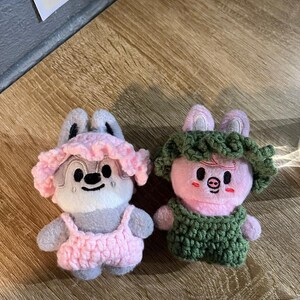 Handmade Crochet Hat and Top Set for 10cm Skzoo Plush - Etsy