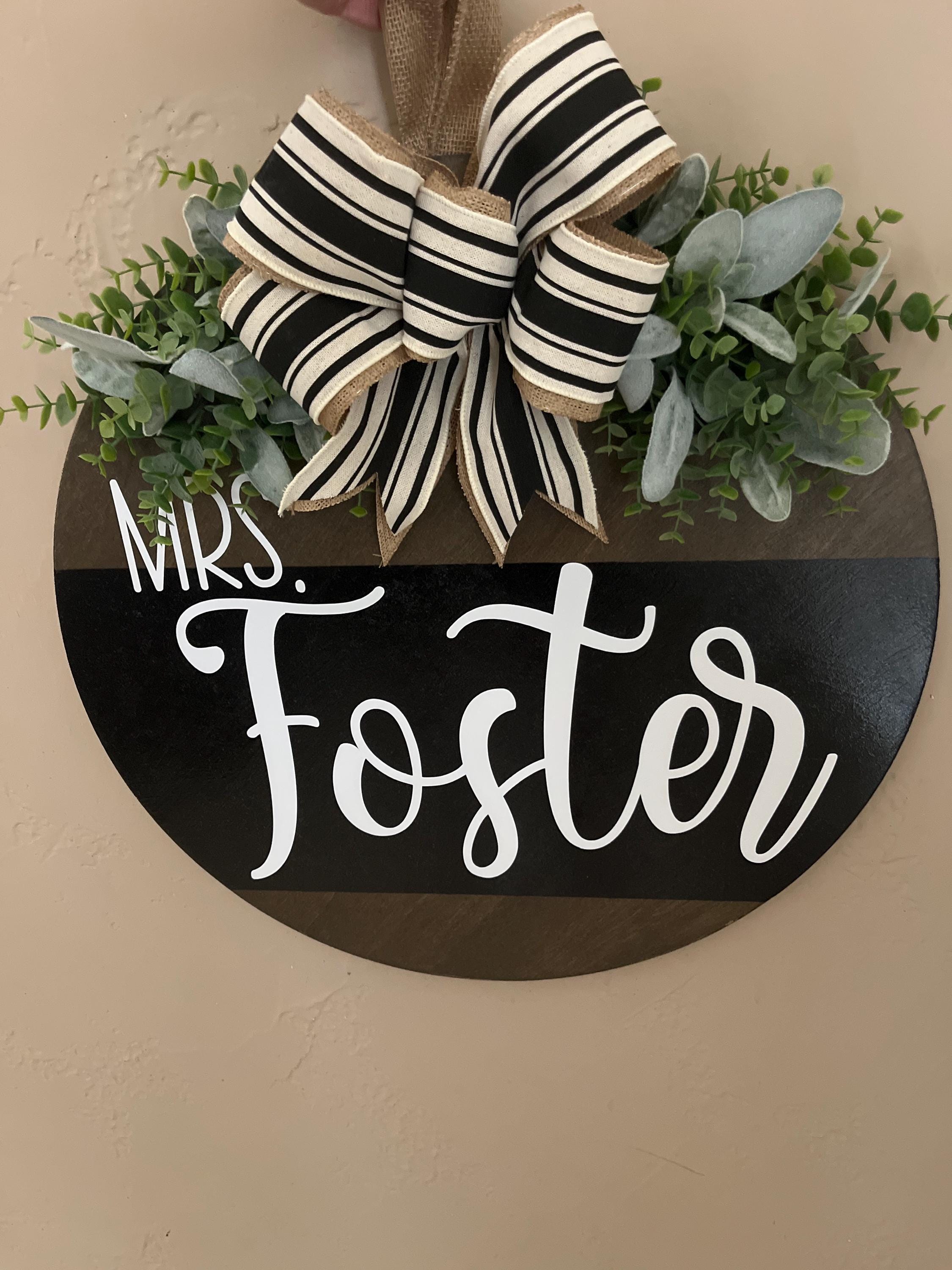 Teacher Door | Teacher Door Sign | Teacher Name | Classroom Sign | Teacher Gift | Teacher Appreciation | Welcome To Our Classroom |Classroom