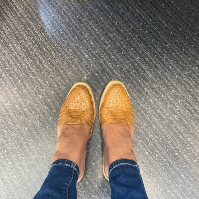 womens tan huaraches