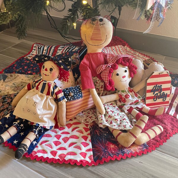 Primitive Americana Flag Bowl Fillers - Etsy