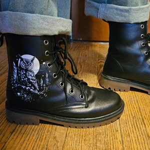 Black And Red Plaid Tartan Men's Boots