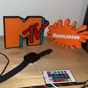 MTV Music Television 3D printed Logo - Fan Art Collector Gift.
