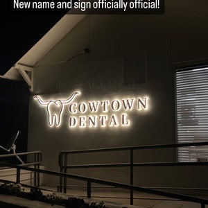 Custom Business Sign 3d Backlit Sign Metal Backlit Signs Custom Acrylic ...