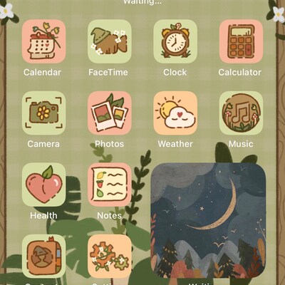 ORIGINAL Cottagecore / Fall Aesthetic Iphone Ios 14 App Icons - Etsy