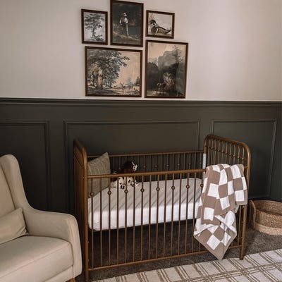 Vintage Nursery Art Gallery Wall Woodland Home Decor Set Boy's Room ...