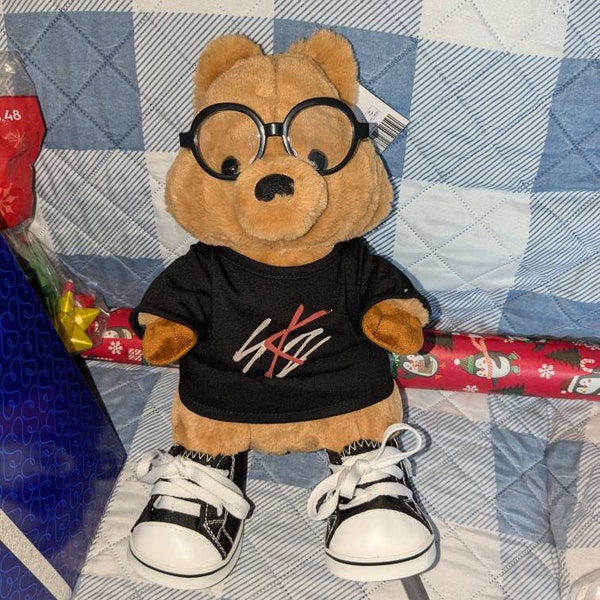 Kandi the Colorful Colorblock Rainbow Bunny Rabbit Plushie Stuffed ...