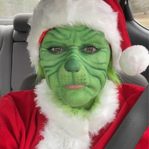 The Grinch latex prosthetic/grinch costume/latex mask – Berghmans FX