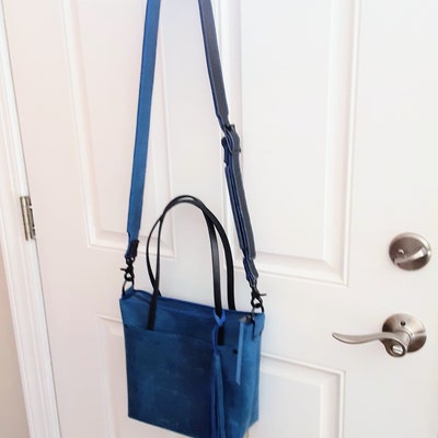 Small Leather Shoulder Tote. - Etsy