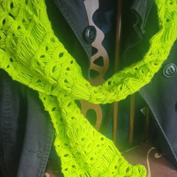 Broomstick Lace Wrap - PDF Crochet Pattern - Instant Download - Etsy