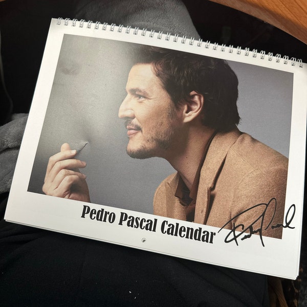 Pedro Pascal 2026 Wall Calendar With His Quotes And Signature Etsy Iap 2zqx8egh