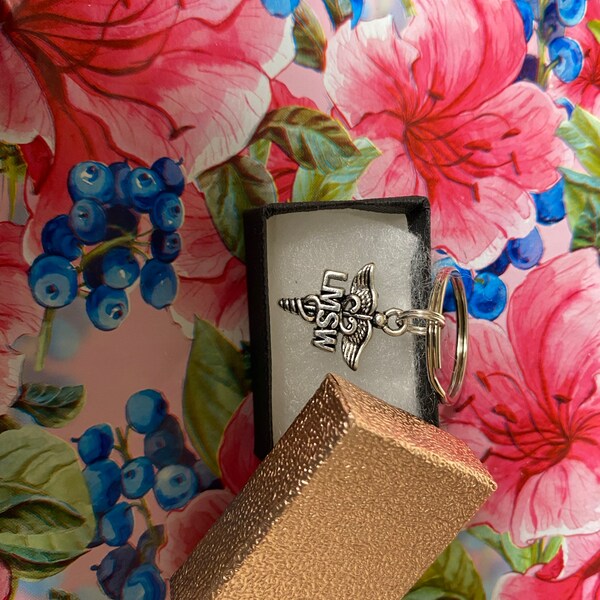 Gold Toned Art Palette Keychain Painter Gift Gift for Art Teacher