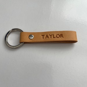 Personalised Leather Keyring Keychain Key Fob Gifts for Her - Etsy